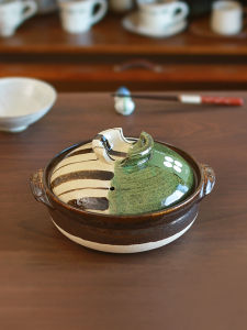 Small Sunflower Tokawa House Japanese Original Import Wangu Yuying Ten Grass Pottery Clay Pot Casserole Stoneware Stockpot