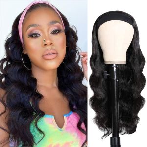 Mũ Tóc Giả Kiểu Body Wave 30 Inch Tóc Người Remy Mật Độ 180 Làm Máy Hoàn Toàn Kích Thước Mũ Trung Bình Tạo Độ Tự Nhiên Khi Nối Tóc.