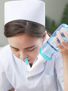 Bình Rửa Mũi Bảo Vệ Bình Rửa Mũi 1/3 Chiếc Bình Neti Dành Cho Người Lớn Và Trẻ Em 300ml/500ml Máy Rửa Mũi Tránh Viêm Mũi Dị Ứng Chăm Sóc Răng Miệng & Mũi Họng