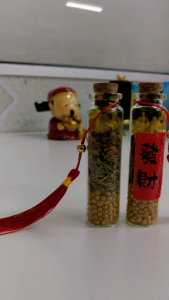 Botol Tarikan Kekayaan Wealth Attraction Bottle For Luck Focus & Calm Improve Business Luck & Fortune Energy Decor Bottle