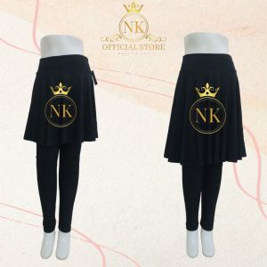 Legging Rok Olahraga - Bahan Denim - Rok Pendek & Panjang