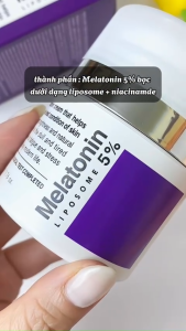Kem Dưỡng Trắng Melatonin Liposome 5% Chống Lão Hóa Mờ Thâm Nám Maxclinic Time Return Cream Hàn Quốc 50G