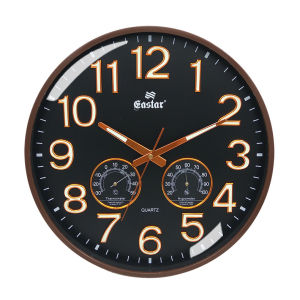 Modern Fashion Silent Wall Clock Night Light Luxury Minimalist Living Room Decor Battery Operated PVC Dial Glass Mirror