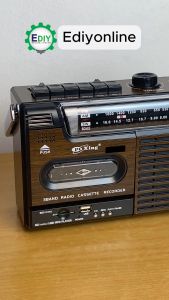 Retro Vintage Cassette Player + FM Radio + Bluetooth Speaker Tape Dual Recording USB SD Card Slot Kaset 收音机 Classical