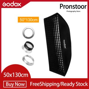 Godox 50x13 0ซม. ตารางรังผึ้งสี่เหลี่ยมสำหรับ Bowens ที่ติดตั้งelinchrom ตัวกระจายซอฟบ๊อก Strobe Softbox Studio