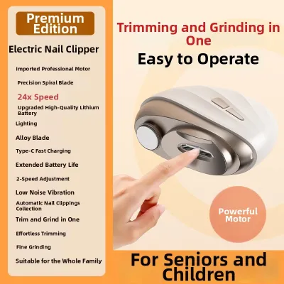 OVL | Electric Safe Childrens Nail Clipper & Filer