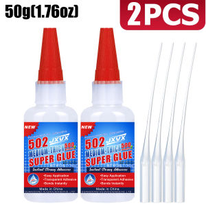 50g Professional 502 Super Glue Extra Strong Fast Instant Adhesive Cyanoacrylate Hardware Plastic Metal Cars Wood Craft Glass Hobby Seconds Bond With distributor waterproof.