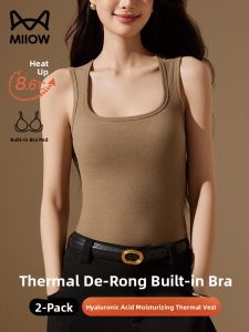 Miiow | Thermal Lined Vest with Built-in Padded Cups for Women