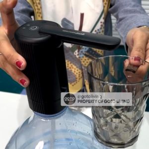 Goto MERLYN Pompa Galon Elektrik LIPAT Dispenser Pencetan Air Minum Electric Gallon Pump USB Charge
