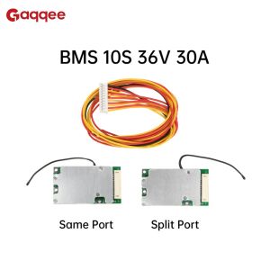 BMS 10S 36V 30A Lithium Battery Protection Board with Balancing Circuit Same Port/Split Port Electric Vehicle Battery Protection