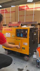 Máy phát điện chính hãng Kama KDE6700T kiểu dáng mới bảo hành 12 tháng