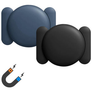 เคสซิลิโคนแม่เหล็กซ่อนสำหรับ Apple Airtag Air Tags ติดตั้งในรถยนต์ จักรยาน มอเตอร์ไซค์ ใช้เป็น GPS Tracker ป้องกันการสูญหาย พร้อมฝาครอบนุ่ม