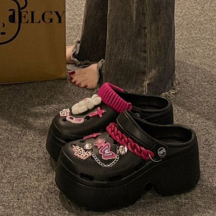 IELGY women's eva cute wedge heel slippers