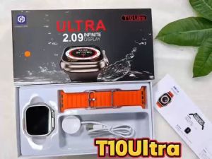 2023 T10 Ultra Smart Watch 49MM 1:1 Original Series 8 IWO Free TWS  5 Watch Ultra 2.09 Inch HD Screen Men Women Smart Watch Ip68 Waterpoof Sport Watches Bluetooth Call Titanium Alloy Body Watch 8 Wireless Charges