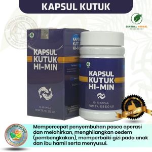 Kapsul Kuruk Hi-Min Naturafit Ekstrak Ikan Gabus untuk Mempercepat penyembuhan Luka isi 60 Kapsul