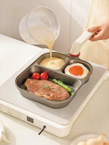 MODERN SWEETHOME | Non-stick 3-in-1 Breakfast Frypan