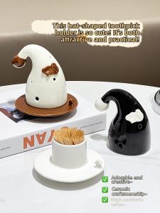 XIAOHUANGLU | Stylish And High-end Ceramic Toothpick Holder
