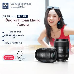 SIRUI | Ống kính khẩu độ lớn Full Frame tự động lấy nét cho Sony Panasonic 35mm F1.4