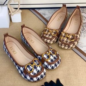 1619 Flat Shoes Wanita Fashion Import Sepatu Flat Ballerina Kekinian Bisa COD (With Box)