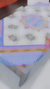 Taplak Meja Batik Print Raden Ayu Warna Hitam Katun