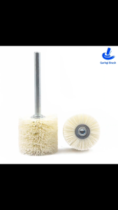 Round Rotary Wire Brushes Ceramic Abrasive Nylon Metal Wheel Polishing Circular Metal Rust Romoval Paint Power Drill Cleaning Brush Manual Hand Tools