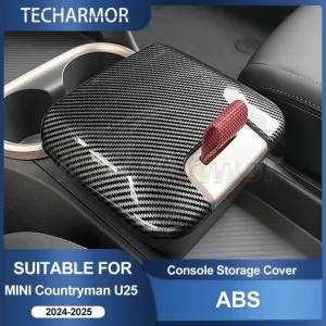 Vỏ Hộp Đựng Đồ Trung Tâm Trang Trí Cho Mini JCW Countryman U25 2024 2025 Phụ Kiện Bảo Vệ Nội Thất Xe Hơi Bằng Chất Liệu ABS
