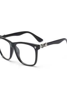 Khung Kính Nam Nữ Cổ Điển Màu Đen Cho Người Cận Thị Khung Kính Lớn Có Thể Tùy Chỉnh Cho Kính Áp Tròng