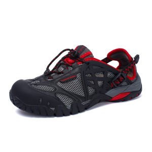 Mens And Womens Summer Outdoor Water Shoes Anti-Slip Hiking Shoes Trekking Shoes Beach Shoes Lightweight Breathable Shock Absorption