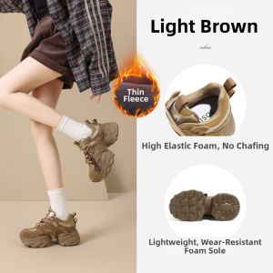 Josiny | Elevating Retro Daddy Shoes Brown
