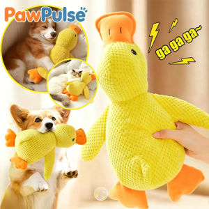 PawPulse【Local Stock】Sounding Dog Toy Duck Shape Pet Plush Toy Resistant To Gritting Teeth Dog Chewing Toy Pet Supplies Gift 25/32/45CM