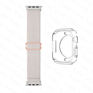 Nylon Strap and TPU Case for Apple Watch Ultra 3/2/1 Series 11/10/9/8/7/SE3/SE2/SE/6/5/4 iWatch 49mm 46mm 45mm 44mm 42mm 41mm 40mm Accessories