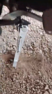 ขาตั้งข้าง ขาตั้งมิเนียมแท้ 18cm/20cm พร้อมสปริง กันลื่น ปรับได้ มีน้ำหนักเบาและมีความแข็งแรงสูง ที่ยึดที่จอดรถที่มั่นคง