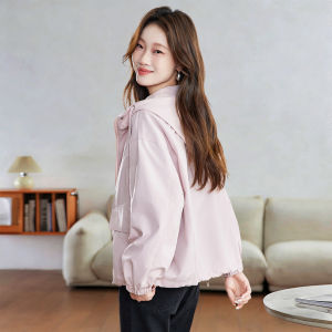 MANWUJINGLING | Pink Korean Style Casual Workwear Jacket for Women