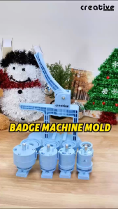Sliding Button Pin Mold – Manual Badge Maker Replacement Die (Mold Only)