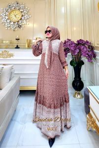 SAIDAH DRESS SET HIJAB AMORE BY RUBY