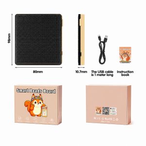 LED Bead Art Light Board App Guided Fuse Beads Pegboard for Kids DIY Pixel Crafts School Art Toy Birthday Gift Starter Set