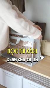 Túi Bọc Túi Xách Trong Suốt Living C Bảo Quản Chống Ẩm Chống Bụi 5 Kích Cỡ Tiện Dụng