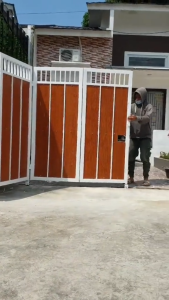 pagar rumah bukaan lipat bahan GRC murah berkualitas