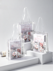 deli | Large Transparent Handbag for Exams Files