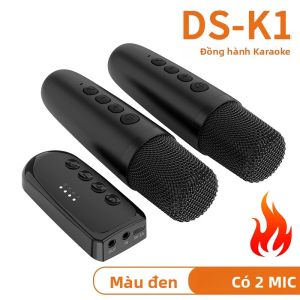 Micro Không Dây Trên Ô Tô Có Đèn RGB Nhiều Màu Sắc 35 Mm Aux Stereo HIFI Karaoke Đồng Hành Với Hệ Thống Trộn Hiệu Ứng Âm Thanh Đa Dạng