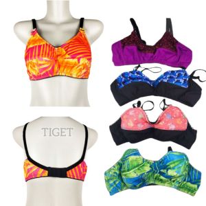 3 PCS JBT BH Bra Sport Wanita Dewasa Remaja Tanpa Busa dan Kawat katun Motif Cantik Ukuran Big Size Jumbo 34 36 38 40 42 XL XXL XXXL Murah