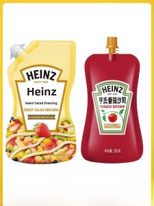 Heinz Sweet Salad Dressing 200g Low Fat Perfect for Sushi Fruits Vegetables Sandwiches Island Yolk Sauce Household Use