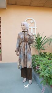 Vialin One Set By Vente Daily - Oneset Mewah - Oneset Terlaris - Oneset Termurah