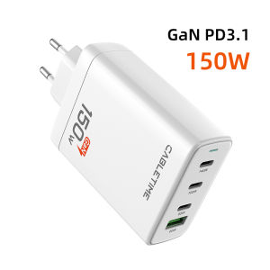 Sạc Nhanh USB C GaN 150W CABLETIME PD3.1 Type C Dành Cho MacBook Pro iPhone 17 16 Xiaomi Máy Tính Bảng - Sạc Laptop Công Suất Cao