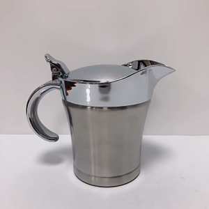 750ML 304 stainless steel steak sauce pot juice cup jam pot steak tomato sauce pot seasoning jar