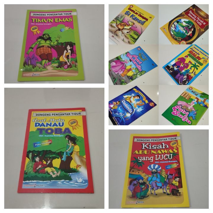 Kumpulan Buku Cerita Dongeng Sebelum Tidur Untuk Anak Full Colour ...