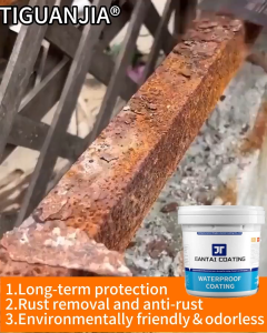【100 years without rusting】anti rust paint for metal rust converter for metal 2000g paint for metal steel pintura para sa bakal Waterproof Metal Rust Conversion Agent metallic rust converter remover rust remover anti-rust primer
