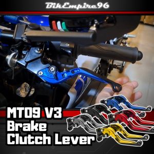 Yamaha MT09 V3 Alloy Cnc Brake Clutch Lever Set Adjustable & Foldable with Marking in Six Positions High-Quality Durable