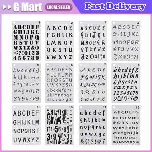 👍 【Local Warehouse】Alphabet Letter Number Clear Stamps Transparent Silicone Stamp for Card Making DIY Scrapbooking Dandelion Stamps Happy Birthday