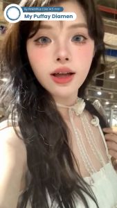 Softlens My Puffay Diamen Natural Lens 14.5mm By Pinkin Softlens Normal & Minus